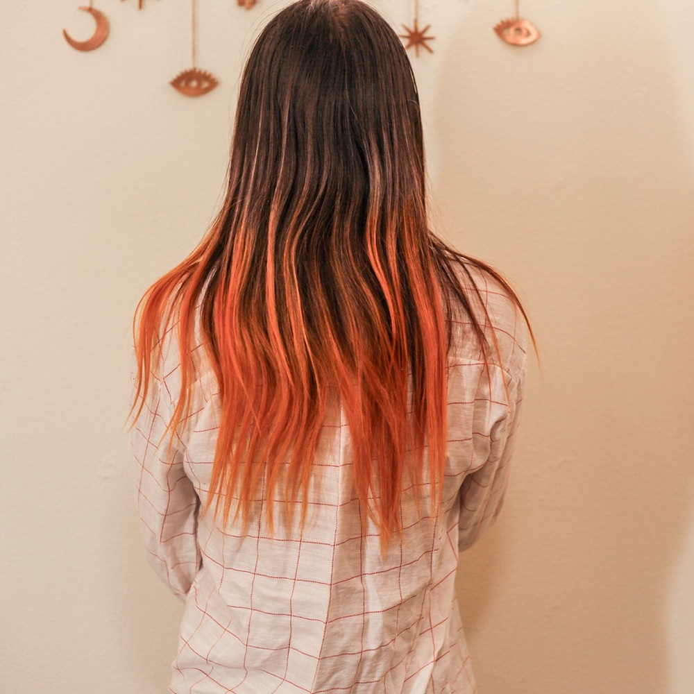 White and red button down - Picture 3 of 3